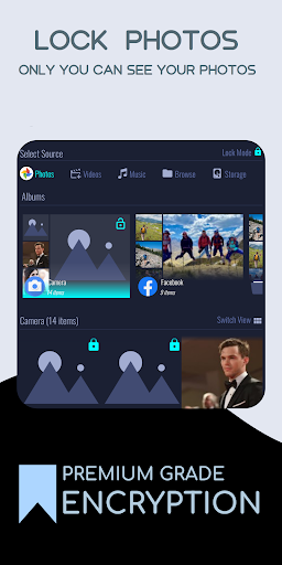 Android application Premium Photo Vault - jLocker screenshort
