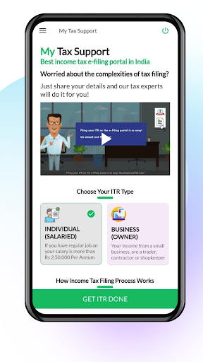 My Tax Support Screen 2
