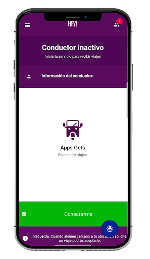 Android application Hey Motocarro - Driver screenshort