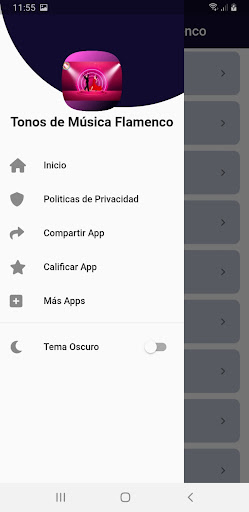 Android application Flamenco Music Ringtones screenshort