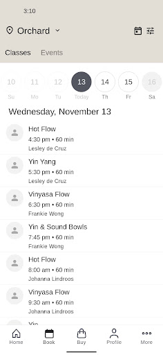 Hom Yoga Screenshot 2 - AppWisp.com