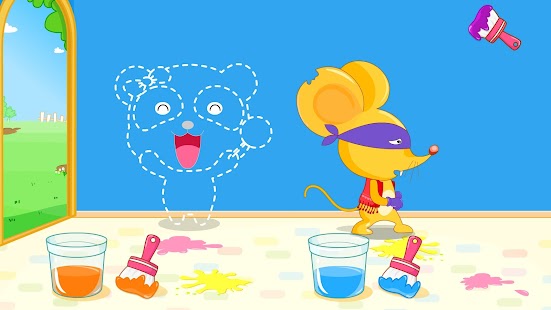 Baby Panda's Color Mixing Screenshot