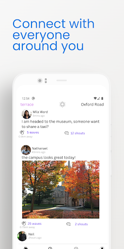 Terrace: HyperLocal Social App Screen 3