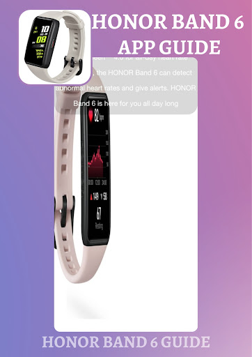Android application Honor Band 6 | Guide screenshort