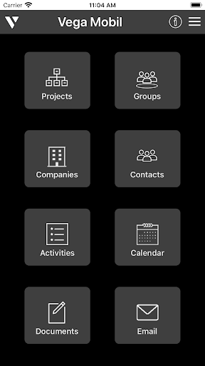 Android application Vega Mobil screenshort