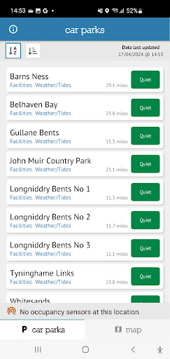Android application Visit East Lothian screenshort