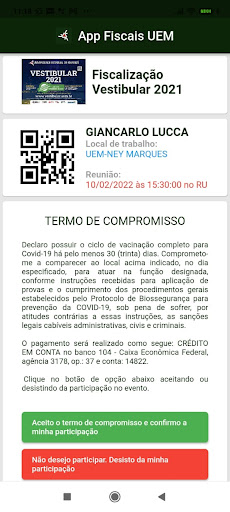 App Fiscais UEM Screen 2