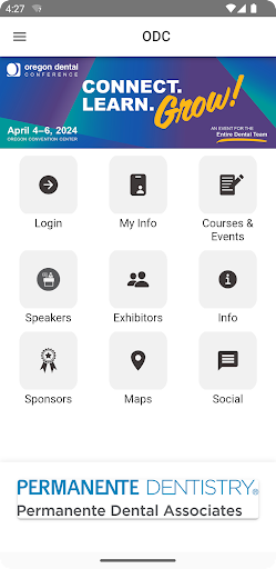 Android application Oregon Dental screenshort