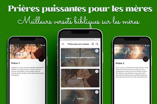Android application Prière pour une maman screenshort