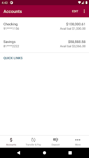 Members Preferred Credit Union Screen 3