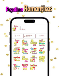 Imágen 2 Stickers de Amor - Romanticos android