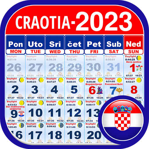 Croatia Calendar 2023 Download on Windows