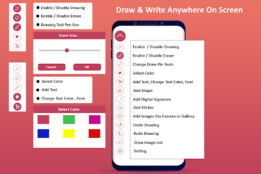 Draw & Write Anywhere  Screen 1