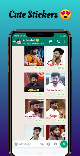 Ashwin - Animated Stickers Screen 2
