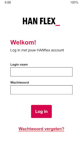 Android application HAN FLEX urenportaal screenshort
