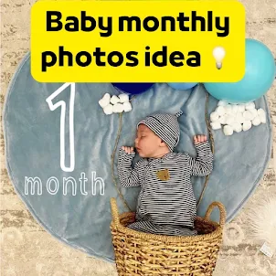 Baby monthly photo