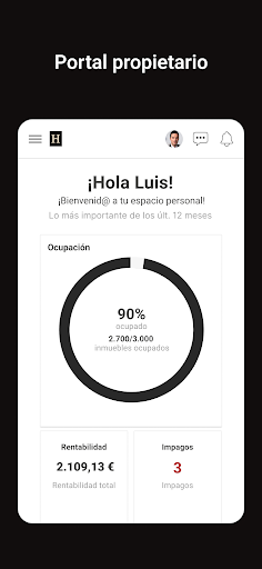 Android application Houxury screenshort