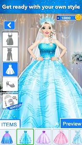 Ice Princess Wedding Dress Up Unknown