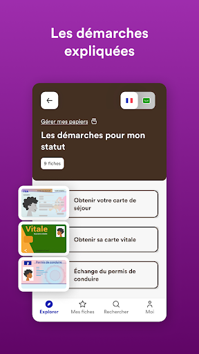 Réfugiés.info Screen 2