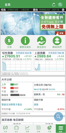 Android application WF Securities (WFS Trade) screenshort
