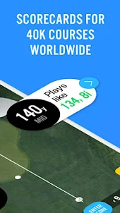 Golf GPS 18Birdies Scorecard