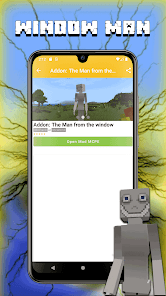 Captura de Pantalla 5 Window Man mod for MCPE android
