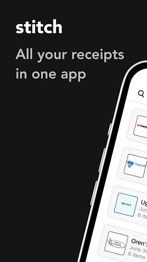 Android application Stitch - Split Bill screenshort