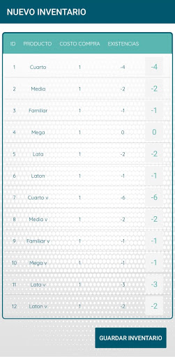 Android application Simple POS screenshort