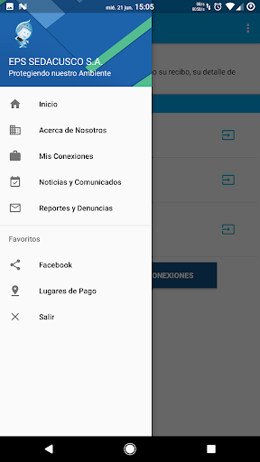 SEDACUSCO APP Screen 3
