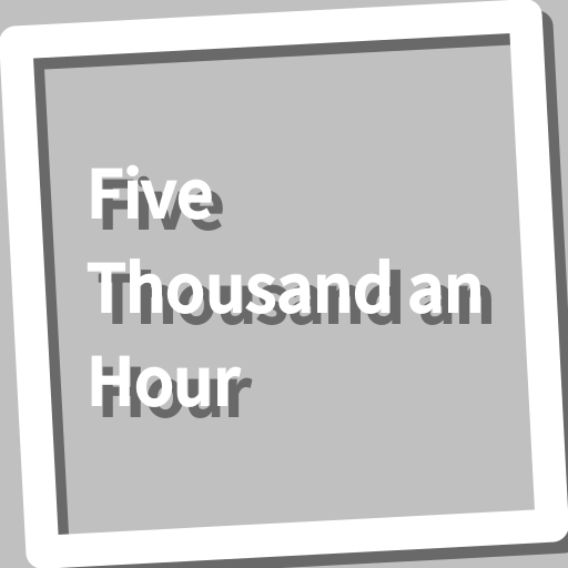 Book, Five Thousand an Hour logo