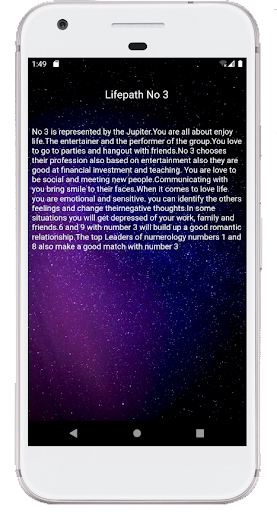Numerology Calculator Screen 3