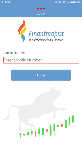 Android application Finanthropist screenshort