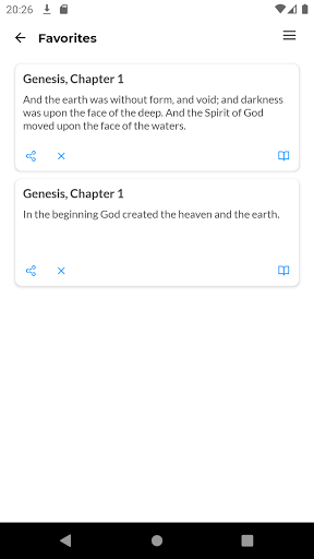 Holy Bible: KJV, with audio Screen 2