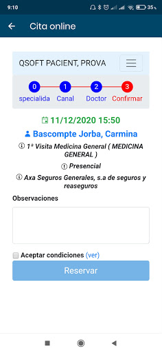 MIPS Centres Mèdics Screen 3