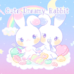 Cover Image of 下载 Cute Dreamy Rabbit +HOME  APK