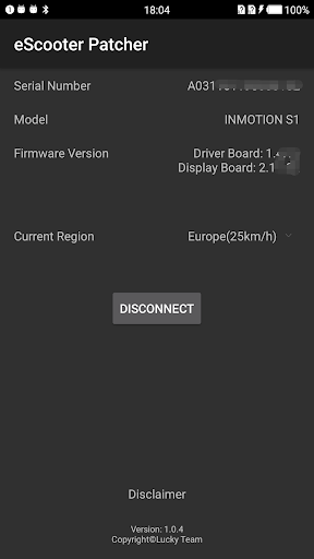 eScooter Patcher Screen 3