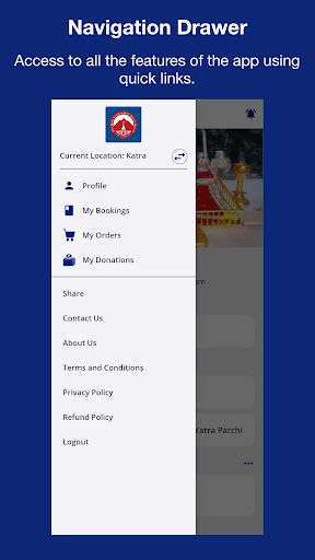 MATA VAISHNODEVI APP Screen 2
