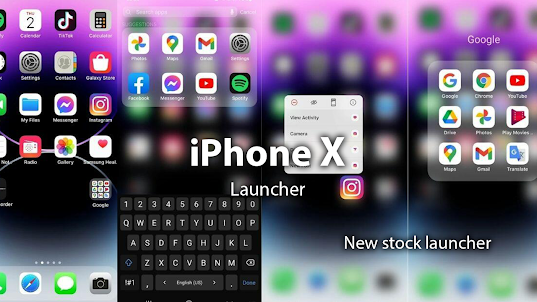 iPhone X Launcher And Theme