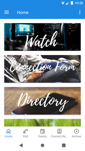 Android application Temple Baptist White House screenshort