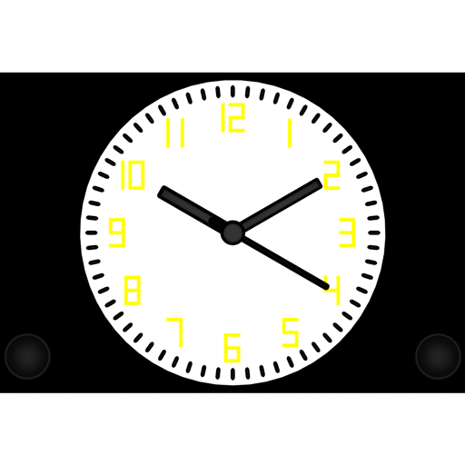 Analog alarm clock hna logo