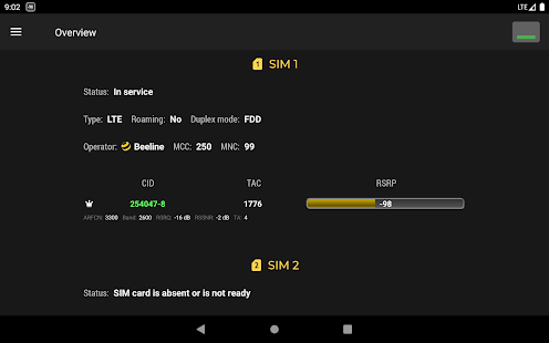 Cell Signal Monitor Pro Screenshot