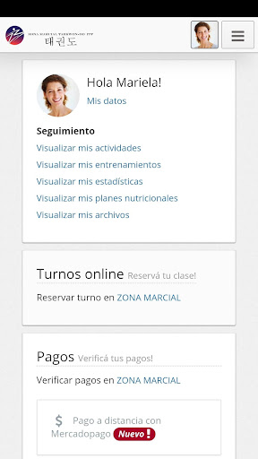 Android application ZONA SPORT screenshort