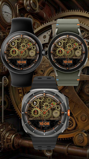 SteamPunk Watch face screenshot 7