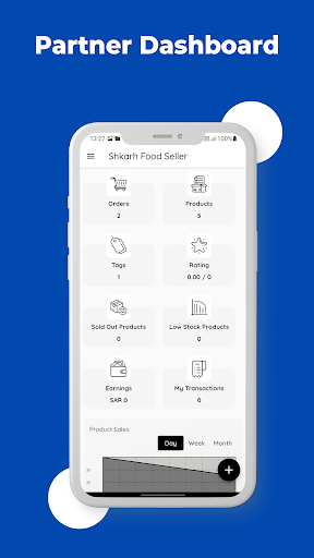 Shkarh Food Seller Screen 2