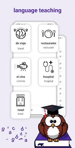 Spanish image, text Translator Screen 3