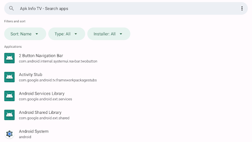 Screenshot of Apk Info