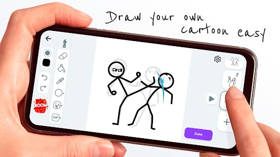Stickman: Zeichne Animation لقطة شاشة