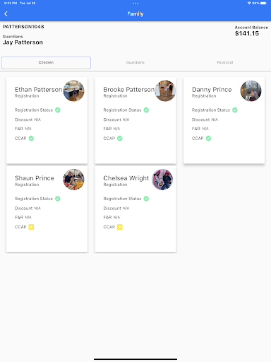 Kidlet.Care Provider Screenshot