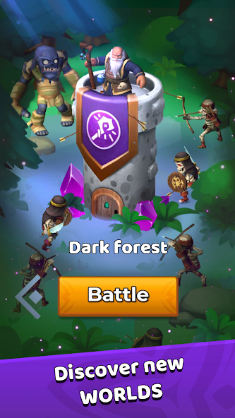Royal Mage Idle Tower Defence 1.0.212 APK + Mod (Unlimited money / Free purchase / Free shopping) for Android