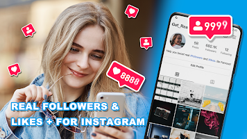 screenshot of Get Real Followers & Likes +